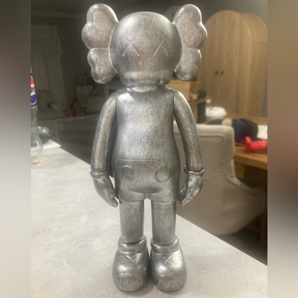 KAWS Companion 8” Figure Silver New